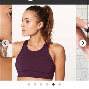 Lululemon pace perfect storage bra